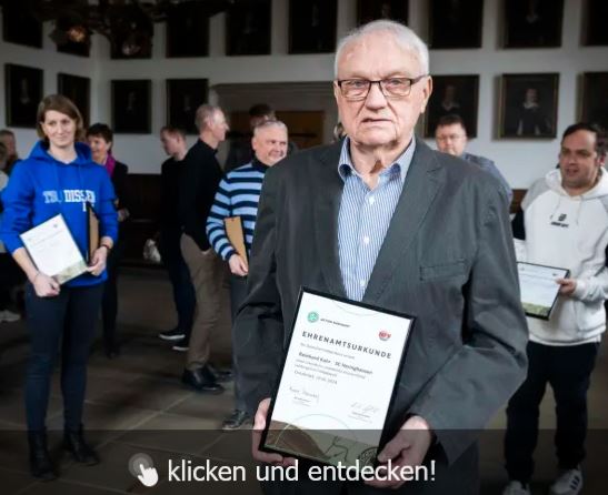 Besondere Auszeichnung für den langjährigen Kassenwart des SC Herringhausen